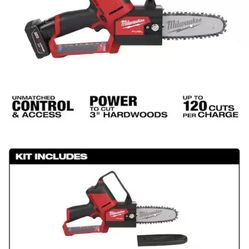 MILWAUKEE M12 Fuel BRUSHLESS HATCHET 6 Inch Saw With Charger And Battery. New Sealed Box
