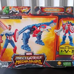 Captain America In Red Wing Combo Set New