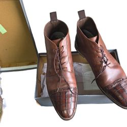 Stacy Adams GENUINE LEATHER CapToe Dress Boots