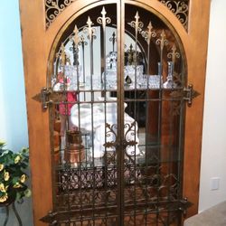 Large Curio/Wine Cabinet