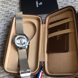 YEMA, Bicompax Mechaquartz CHRONOGRAPH, BNIB Full Set 38mm