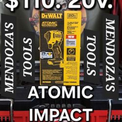 Dewalt Atomic Impact Driver 3-Speed 20v MAX 