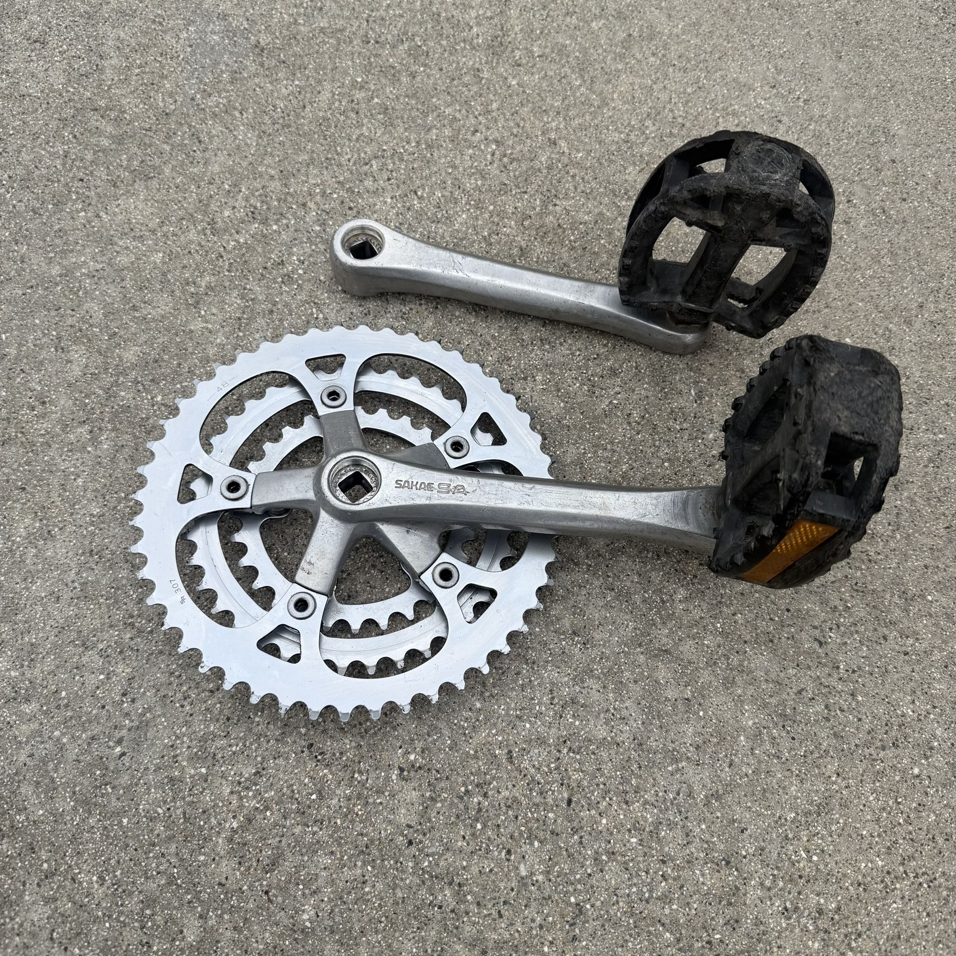 VTG Sakae SA TRIPLE Crankset 170 mm 48/38/28