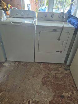 Hotpoint Washer And Maytag Dryer