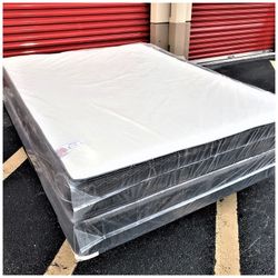 New QUEEN MATTRESS and BOX SPRING 2PC