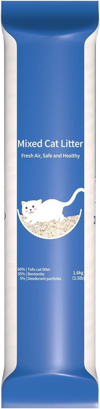 Clumping Cat Litter 1 Pack, 3 in 1 Mixed Cat Litter