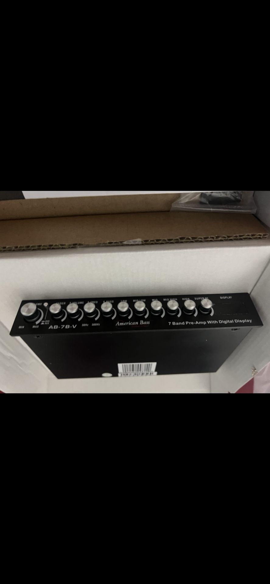 American bass equalizer