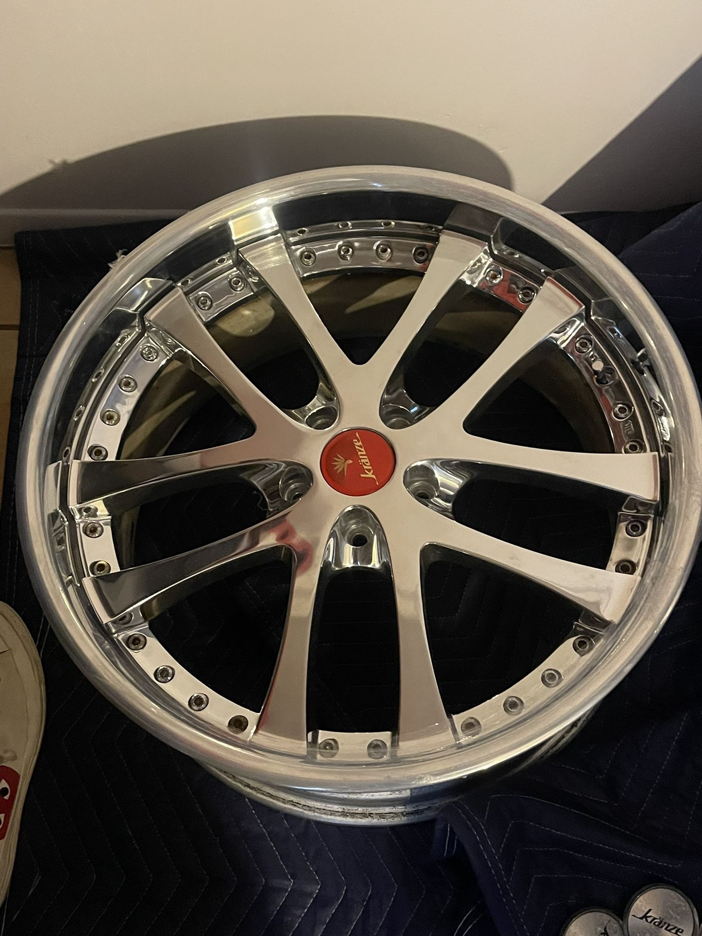20” Weds LXZ 3-Piece Wheels – Ceramic Polish Finish
