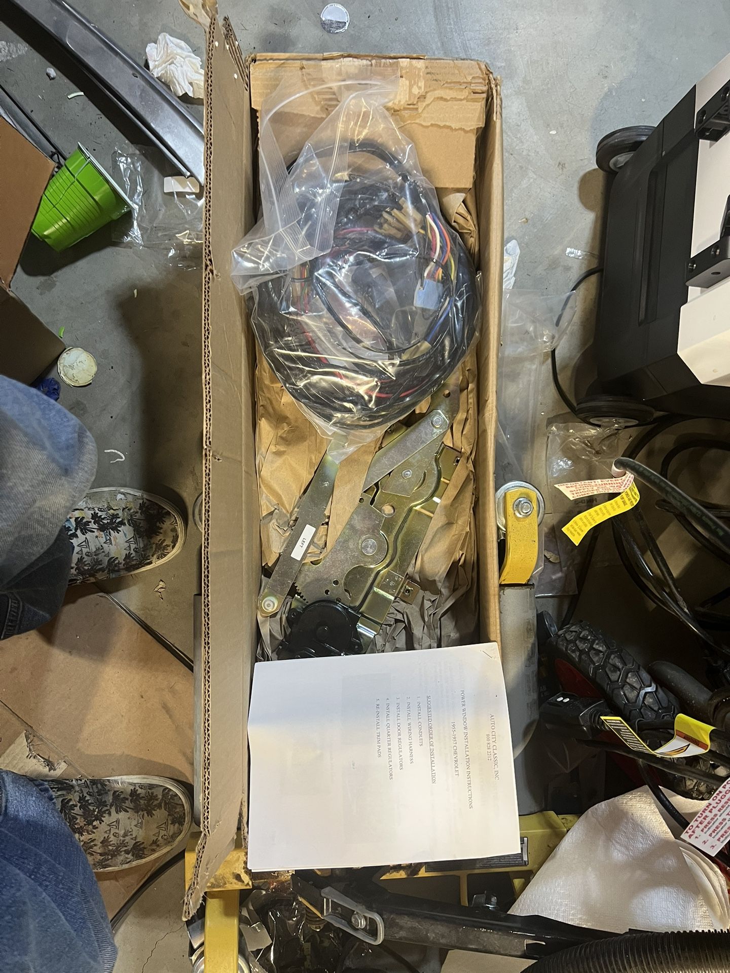 55-57 2dr Sedan Full Power Window Kit