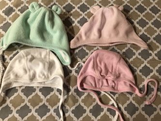 Baby girl hats 6-9 months