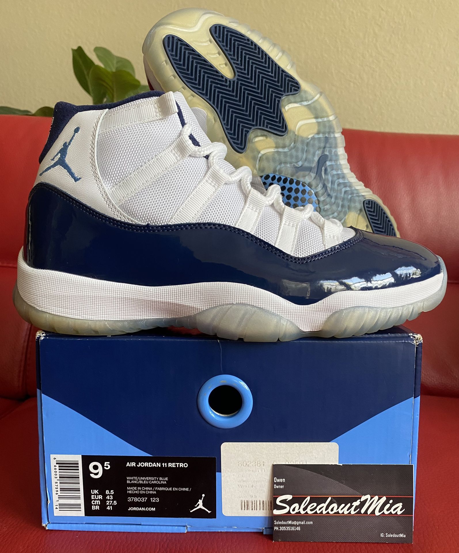 RETRO Nike Air Jordan 11 Win Like 82 UNC 2017 Bred Concord