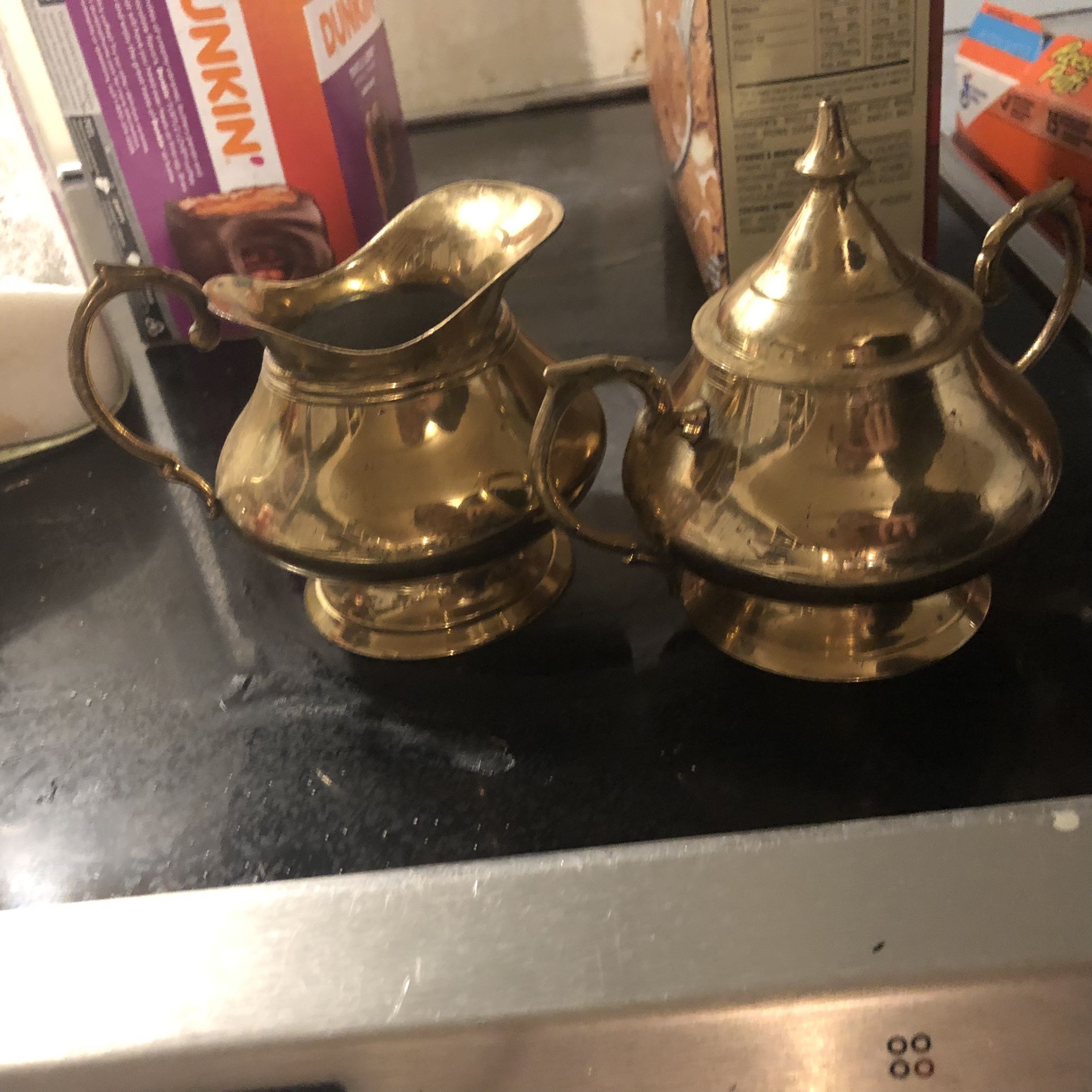 Brass Serving Set