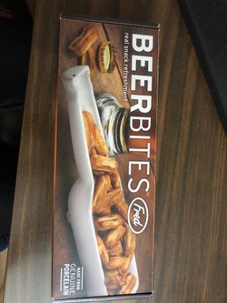 BRAND NEW Beer Bites Fred snack bottle shape porcelain dish