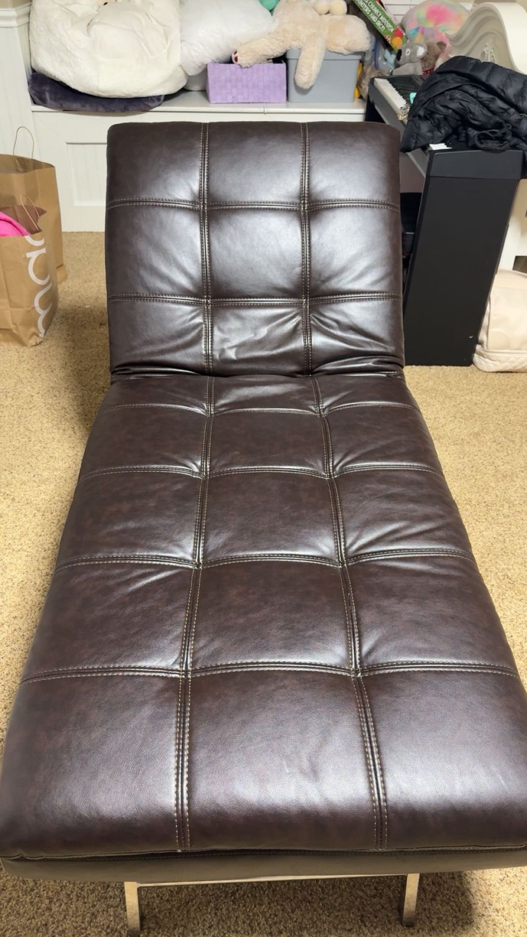 Relax Leather Reclining Lounge Chair
