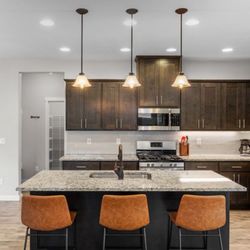 3 Bar Stools (leather ) 