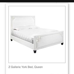 Z Gallerie cal king headboard and footboard 