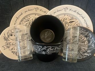 Be Our Guest Dinner Set of 2