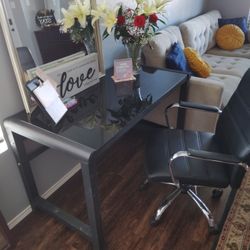 Black Desk & Chair