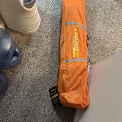 Orange tent