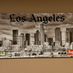 Los Angeles Skyline Canvas Art
