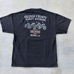 Harley Davidson Irvine black shirt