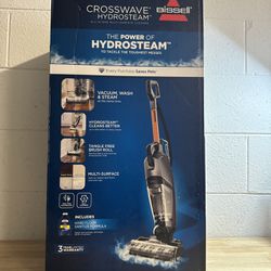 BISSELL CrossWave HydroSteam Upright Vacuum Cleaner - Black/Titanium (3515)
