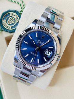 Brand New Rolex Datejust 41 w/ Blue Dial