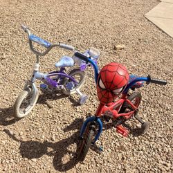 2 12” Kids Bikes