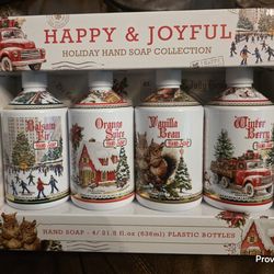 HAPPY & JOYFUL HAND SOAP COLLECTION NEW IN BOX $25