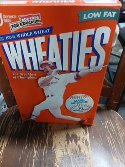 Wheates mark McGregor cearal box
