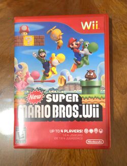 Wii Super Mario Bros. Complete With Manual