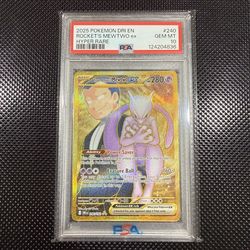 DR Team Rockets Mewtwo #240 PSA 10