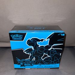 Black Bolt Elite Trainer Box Pokemon Center 