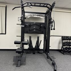 LYNX Fitness All In One Squat Rack, Functional Trainer