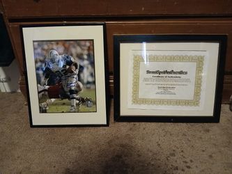 Emmitt Smith Signed 8x10 Photo Certified Authenti