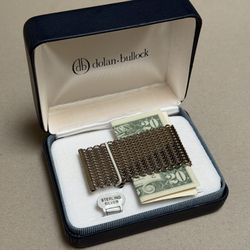 20g Sterling Silver Money Clip Dolan-Bullock 2.1” x 1” Vintage 1980s .925 Tiffany Style Jewelry