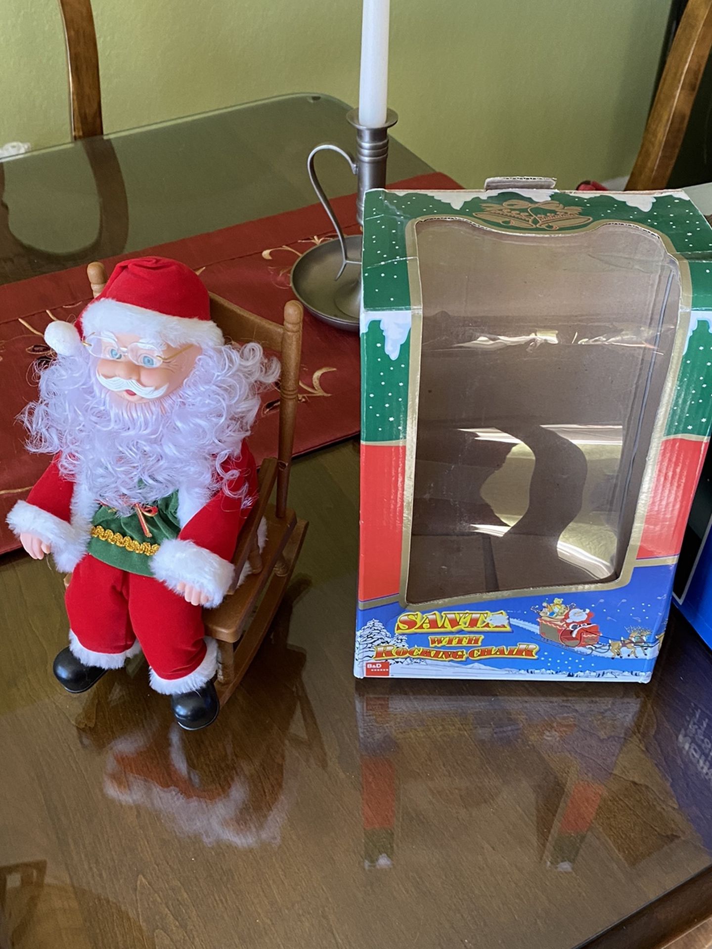Rocking Chair Santa Claus Battery Operated