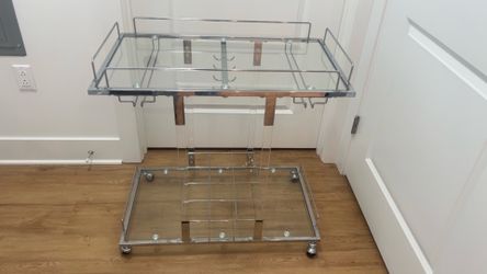 Glass/Acrylic Bar Cart