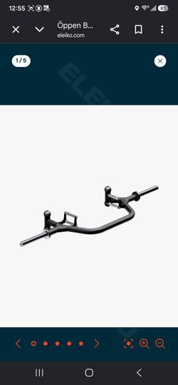 Eleiko Öppen Bar (Open Trap Bar) – Excellent Condition