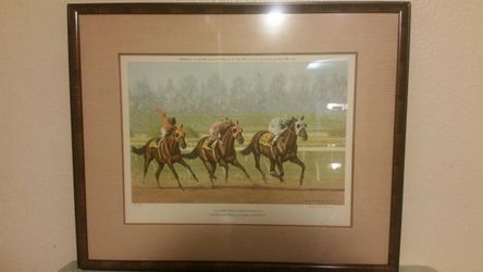 Horse Vintage framed art