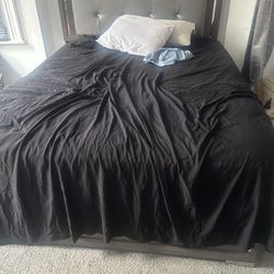 Bed Frame And Mattress/box Spring 