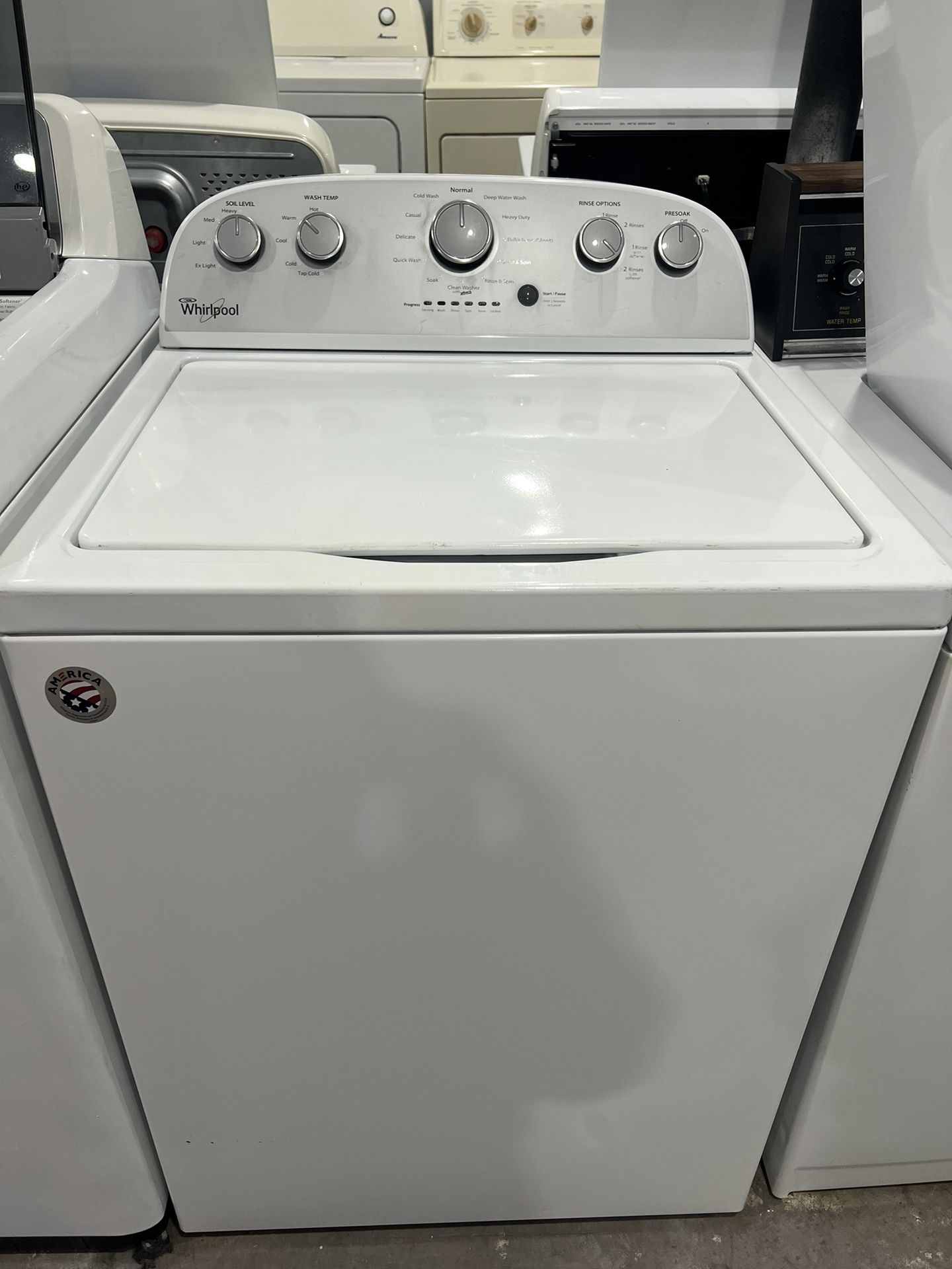 Whirlpool washer top-Load
