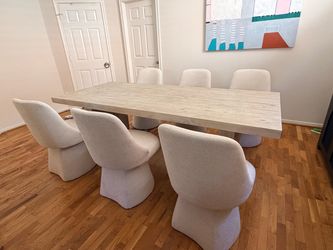High Fashion Home 94” Reclaimed Pine Dining Table – $750 – Upper Kirby