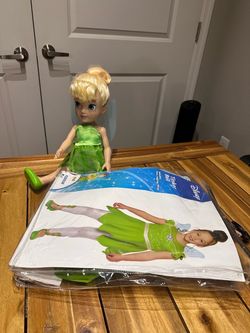 🧚♀️ Disney Tinker Bell Doll + Costume Set ✨