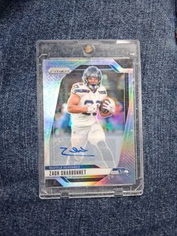 2024 paining prism silver Zach Charbonnet autograph card