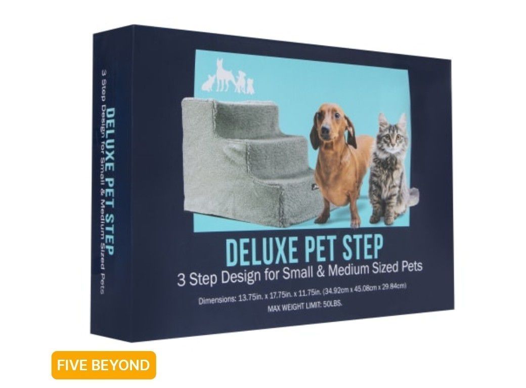 Deluxe 3-Step Pet Stairs