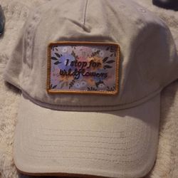 I Stop for Wildflowers Patch Dad Hat