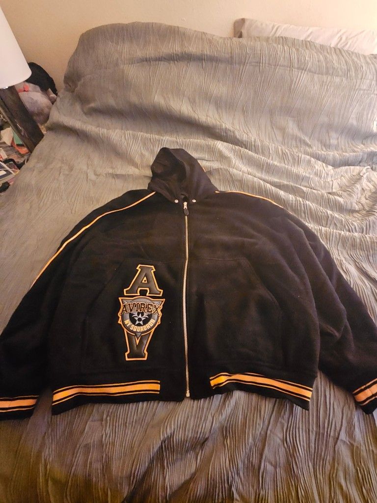 Brand New Ds Avirex Bomber Jacket W/hoodie and Tags