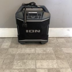 Ion Party Boom Plus Bluetooth Speaker With Microphone 