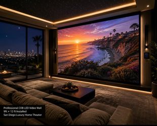 🔥 GREAT DEAL! Professional 9’ × 12’ COB LED Video Wall – Installation Ready